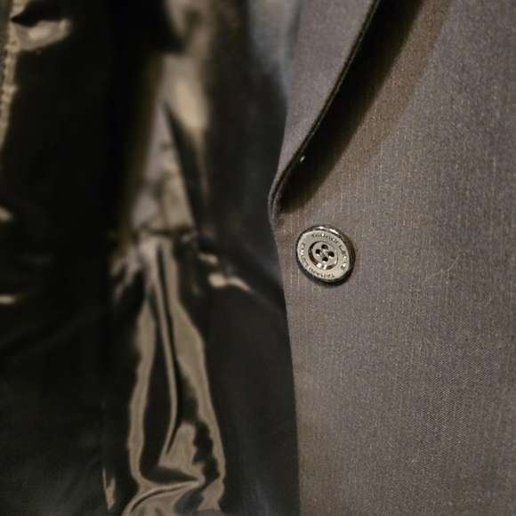 Tahari Women's Pinstripe Grey Suit Skirt Arthur S. Levine Size 2 - Picture 10 of 15